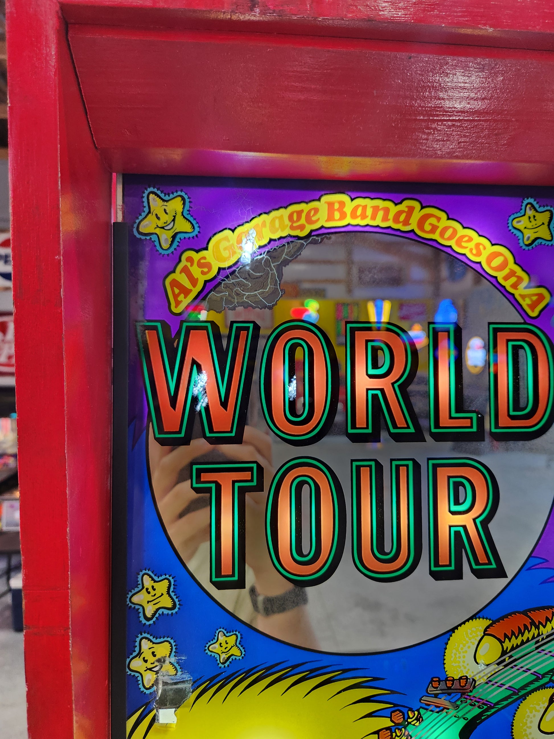 AL'S GARAGE BAND GOES ON A WORLD TOUR - 1992 Alvin G Pinball Machine - Shopped and WORKING!