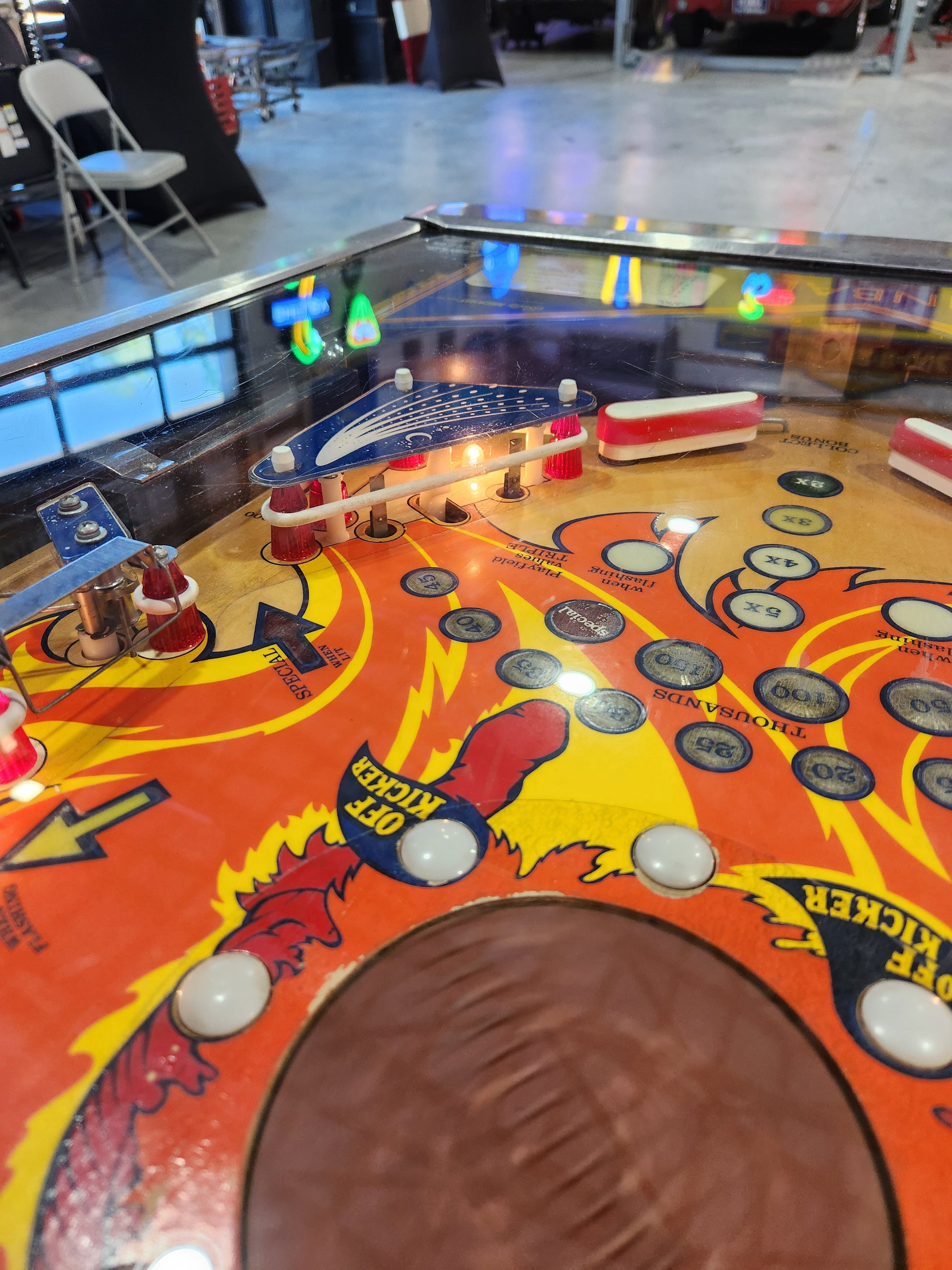 FIREBALL CLASSIC - 1985 Bally Pinball Machine - Shopped and WORKS 100%!