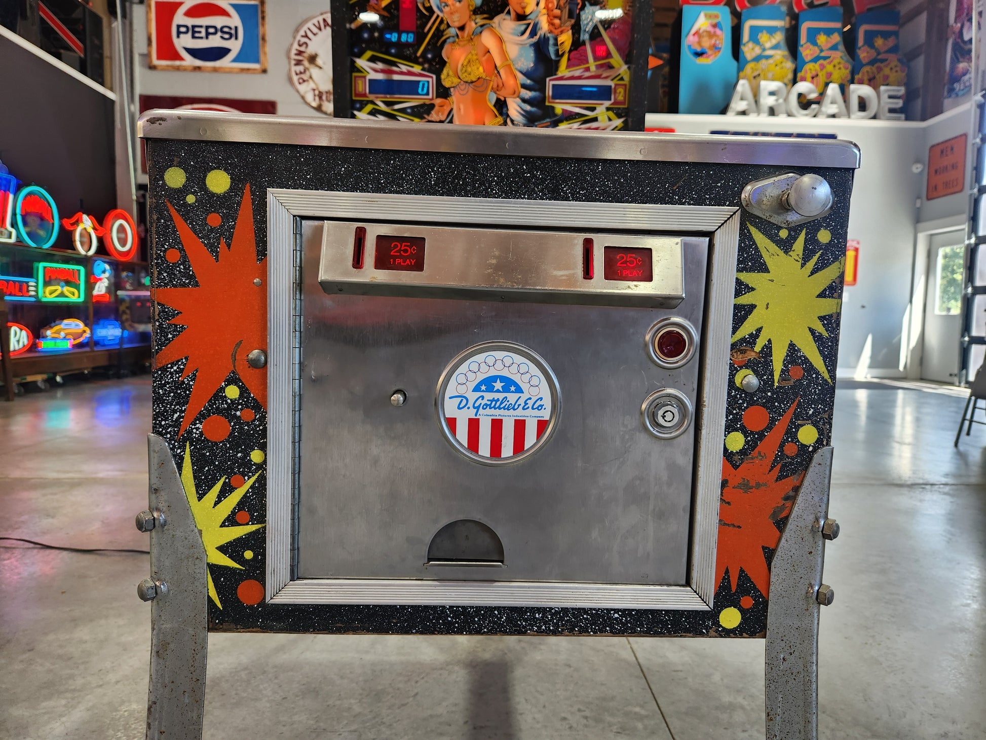 BUCK ROGERS - 1980 Gottlieb Pinball Machine - Shopped and WORKS 100%!