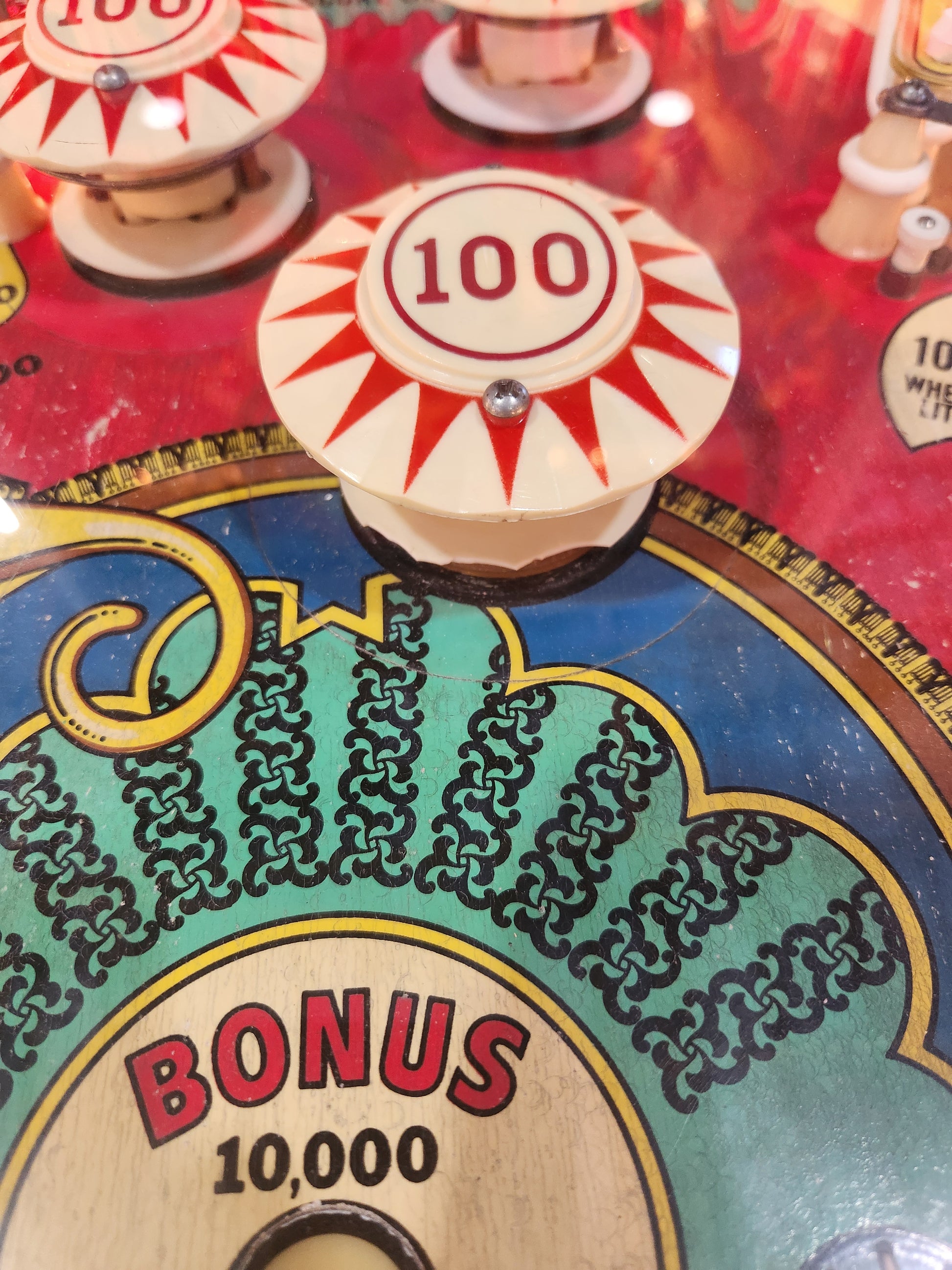 ALADDIN'S CASTLE - 1976 Bally EM Pinball Machine - Shopped and Working Great!