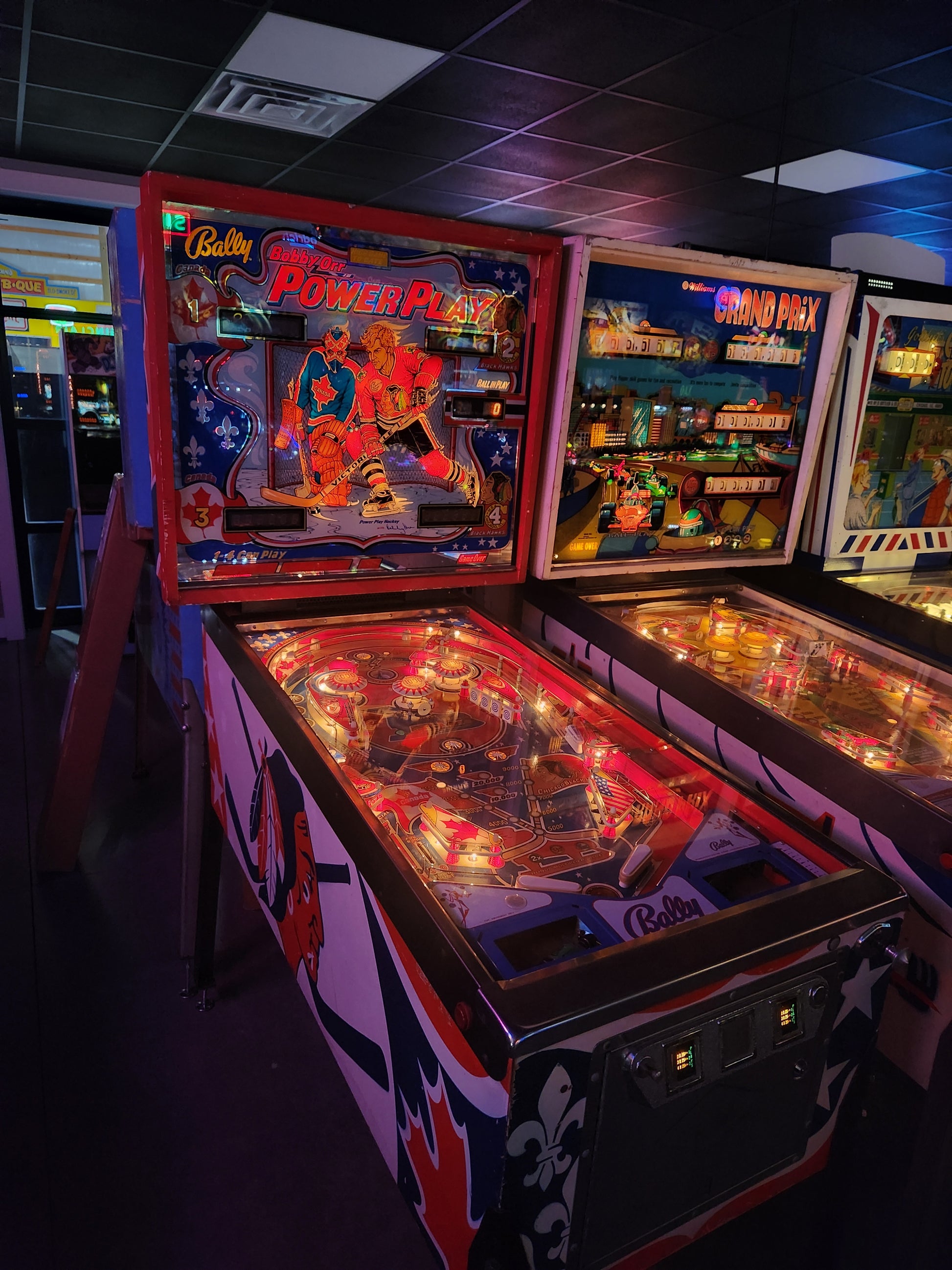 BOBBY ORR POWER PLAY - 1978 Bally Pinball Machine - NICE MACHINE - Shopped and Working Great%