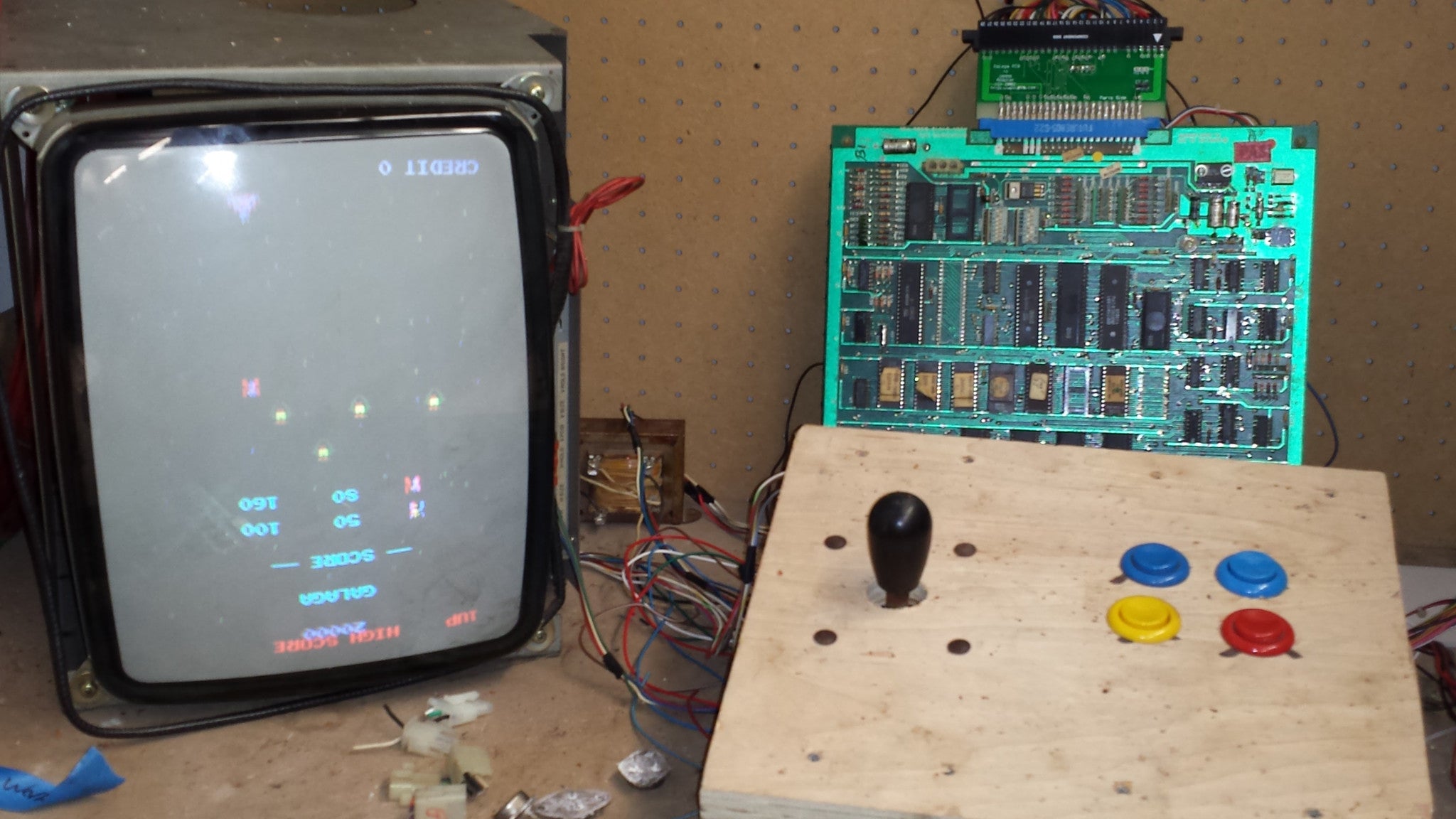 GALAGA Tested Working Mother Board CPU USED