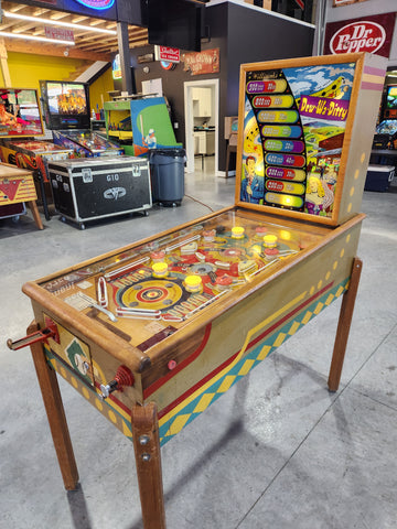 DEW-WA-DITTY - 1948 Williams Electro Mechanical Woodrail Pinball Machine - Shopped and WORKING!