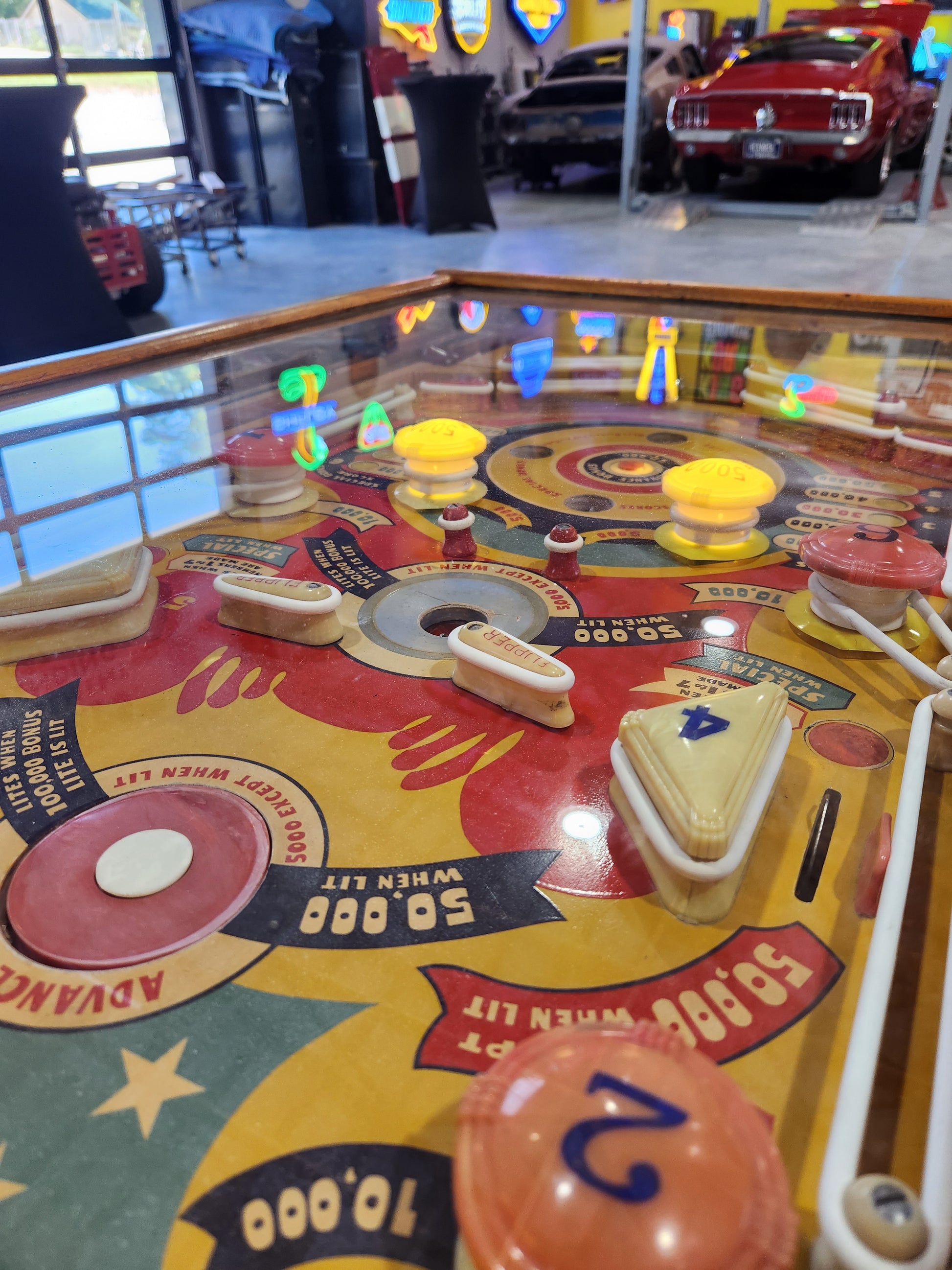 DEW-WA-DITTY - 1948 Williams Electro Mechanical Woodrail Pinball Machine - Shopped and WORKING!