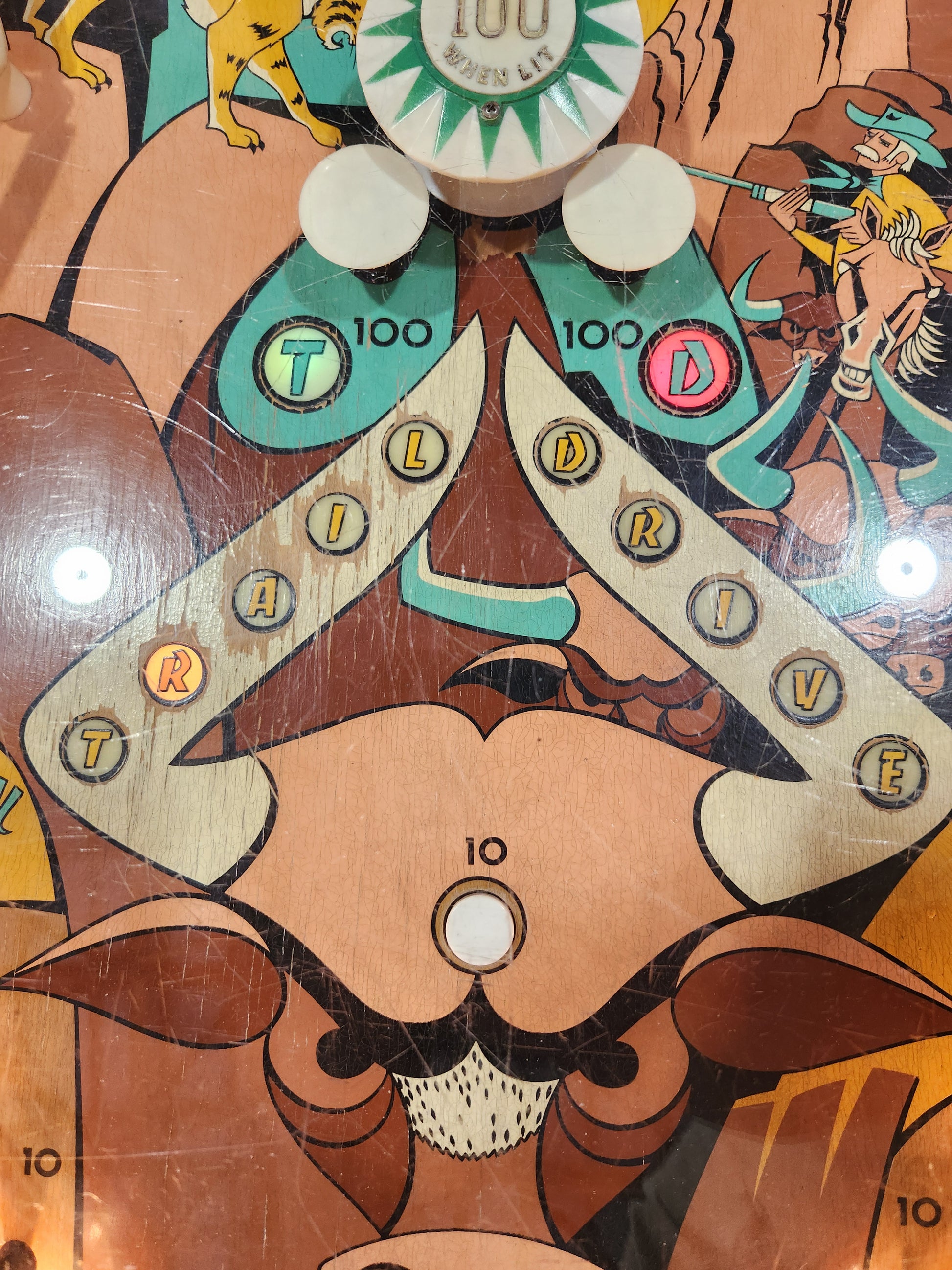 TRAIL DRIVE - 1970 Bally EM Pinball Machine - Shopped and WORKING!