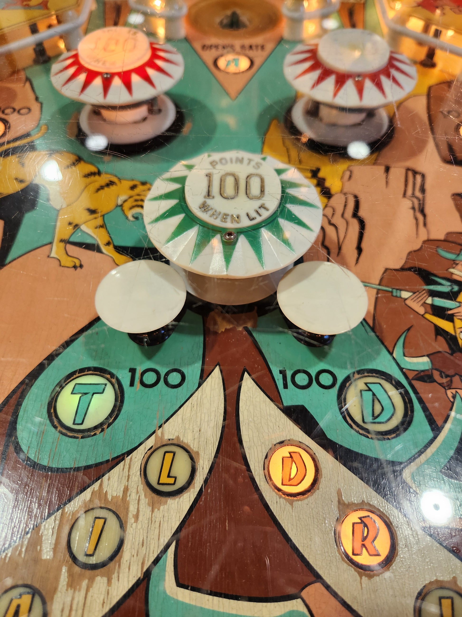 TRAIL DRIVE - 1970 Bally EM Pinball Machine - Shopped and WORKING!