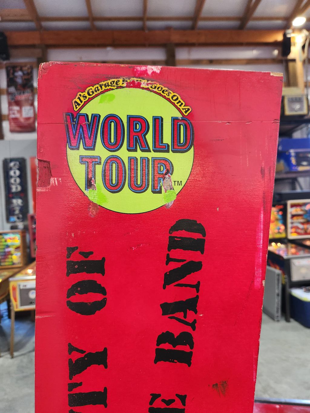 AL'S GARAGE BAND GOES ON A WORLD TOUR - 1992 Alvin G Pinball Machine - Shopped and WORKING!
