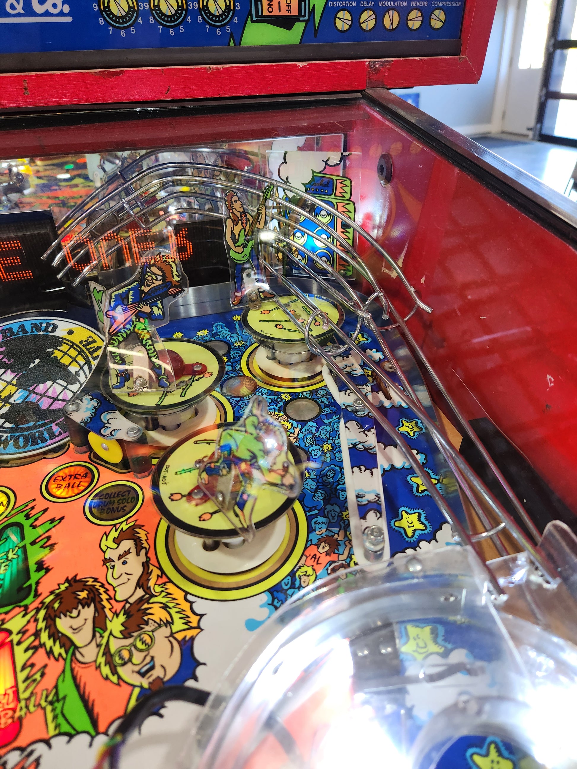 AL'S GARAGE BAND GOES ON A WORLD TOUR - 1992 Alvin G Pinball Machine - Shopped and WORKING!