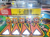 WORLD CHALLENGE SOCCER - 1994 Gottlieb Pinball Machine - NOS PLAYFIELD! Works all the way!