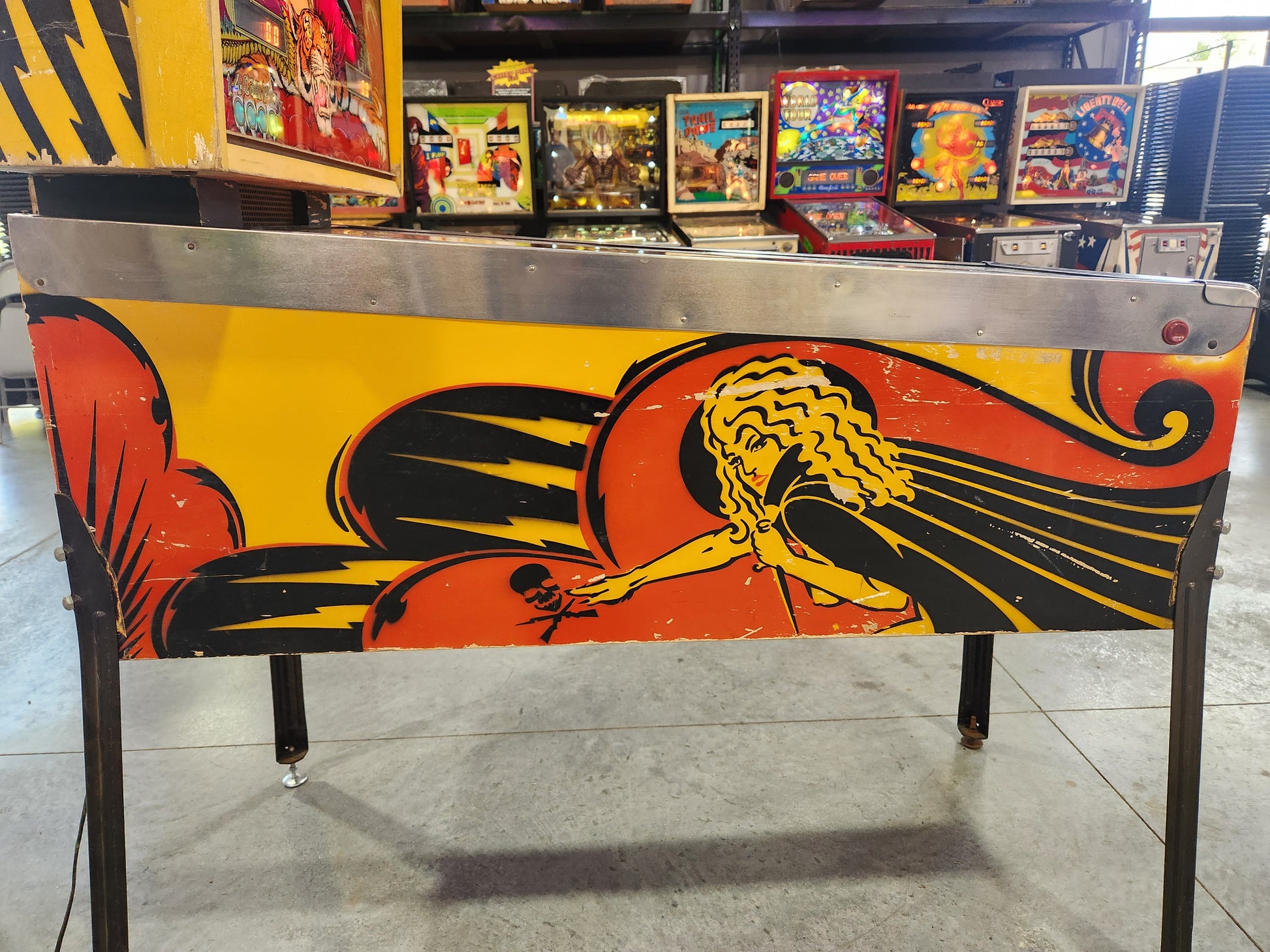 Mata Hari - 1978 Bally Pinball Machine - Shopped and Working 100%