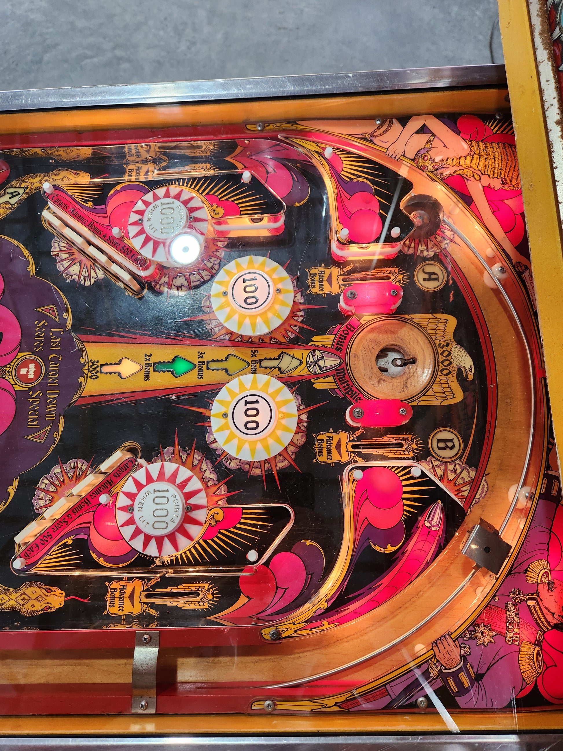 Mata Hari - 1978 Bally Pinball Machine - Shopped and Working 100%