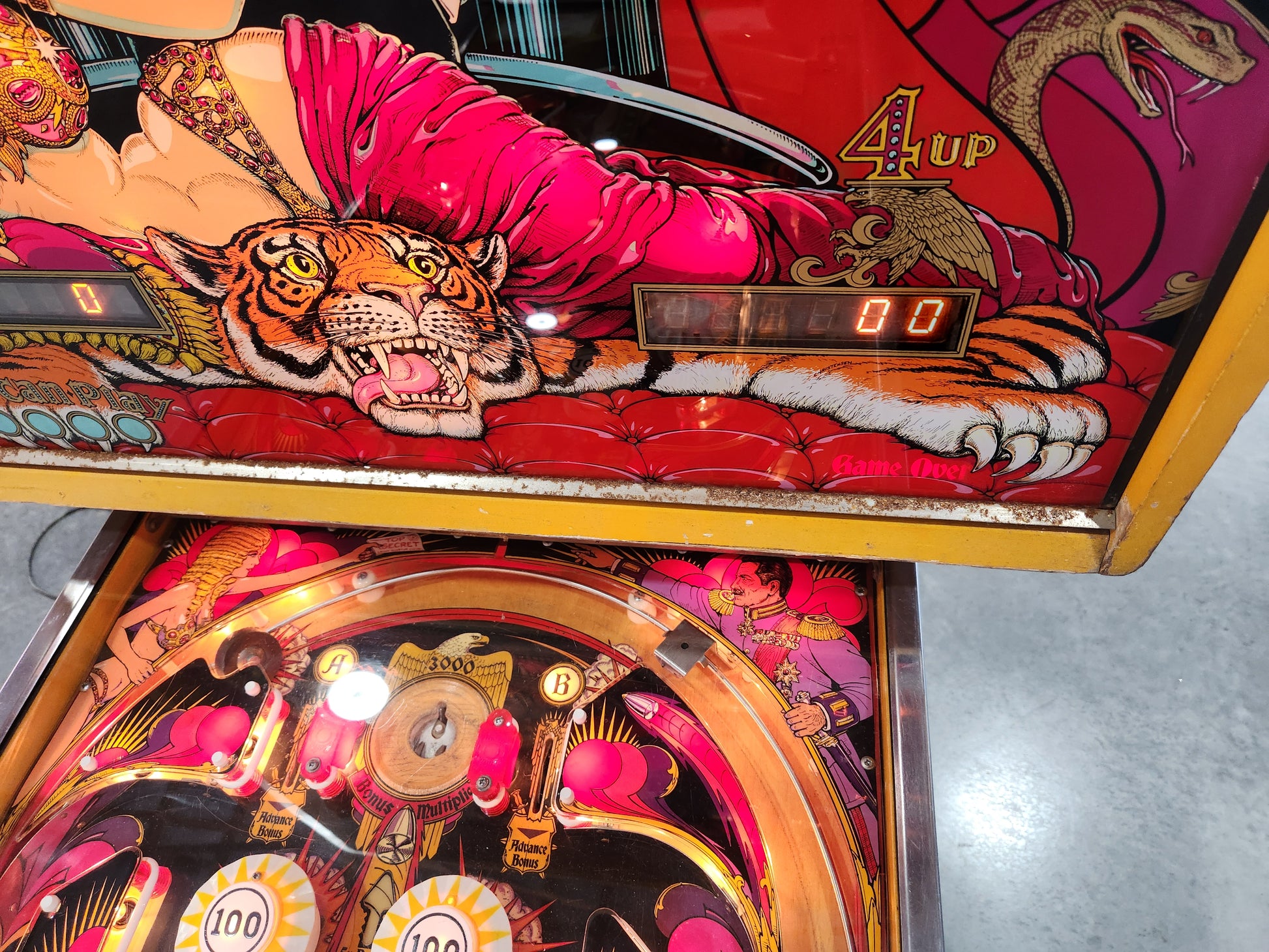 Mata Hari - 1978 Bally Pinball Machine - Shopped and Working 100%