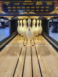 STRIKE MASTER - 1991 Williams (WPC) Shuffle Alley Puck Bowler Machine - Shopped and Working 100%