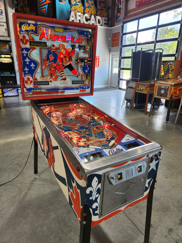 BOBBY ORR POWER PLAY - 1978 Bally Pinball Machine - NICE MACHINE - Shopped and Working Great%