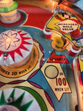 TOUCHDOWN - 1967 Williams EM Pinball Machine - Shopped and WORKS ALL THE WAY!