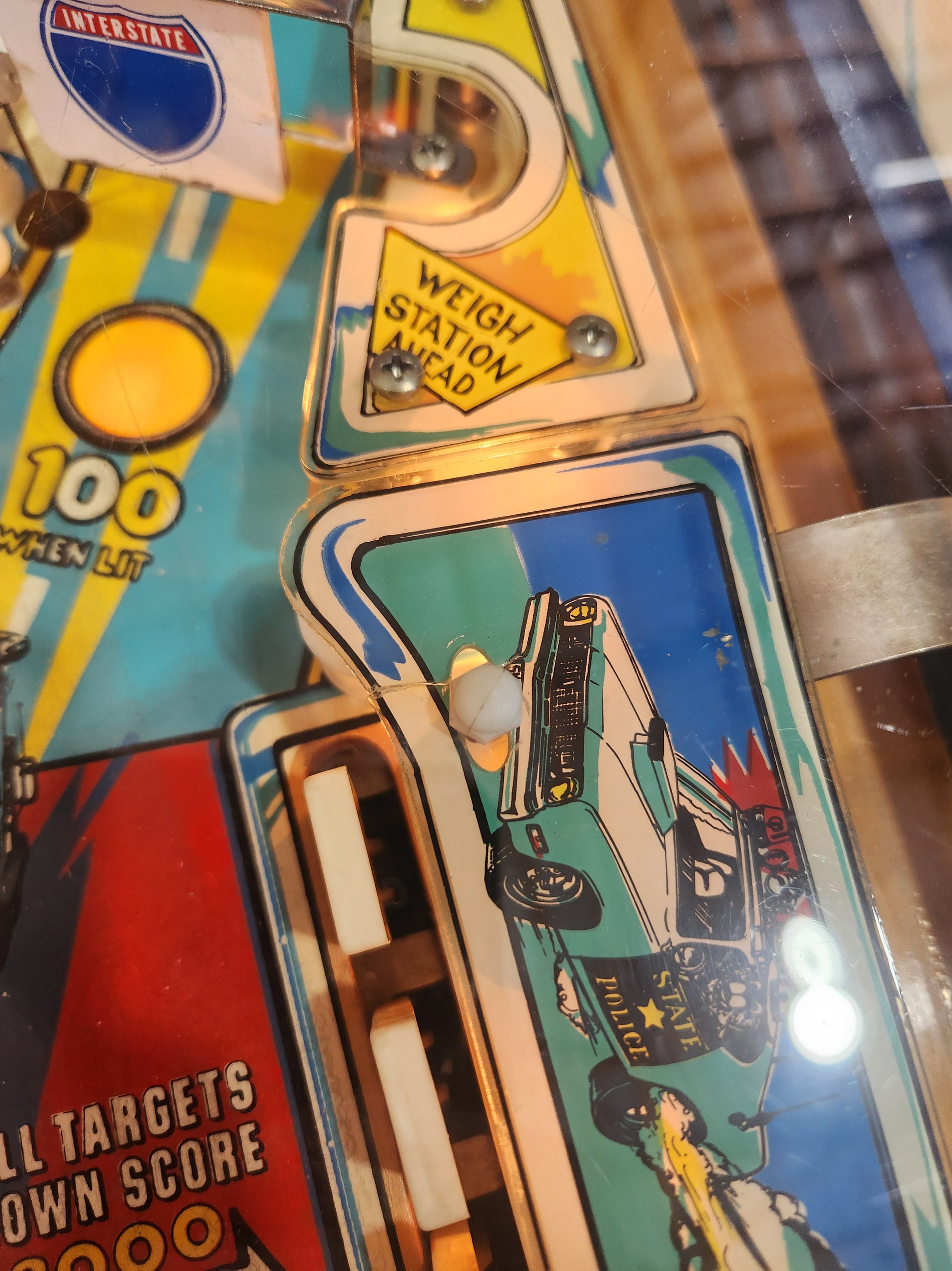 NIGHT RIDER - 1977 Bally Pinball Machine - WORKS 100% - REALLY NICE GAME