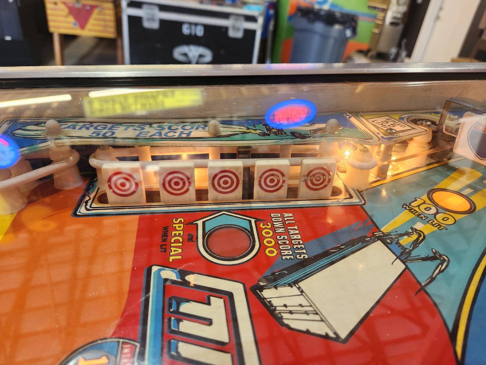 NIGHT RIDER - 1977 Bally Pinball Machine - WORKS 100% - REALLY NICE GAME