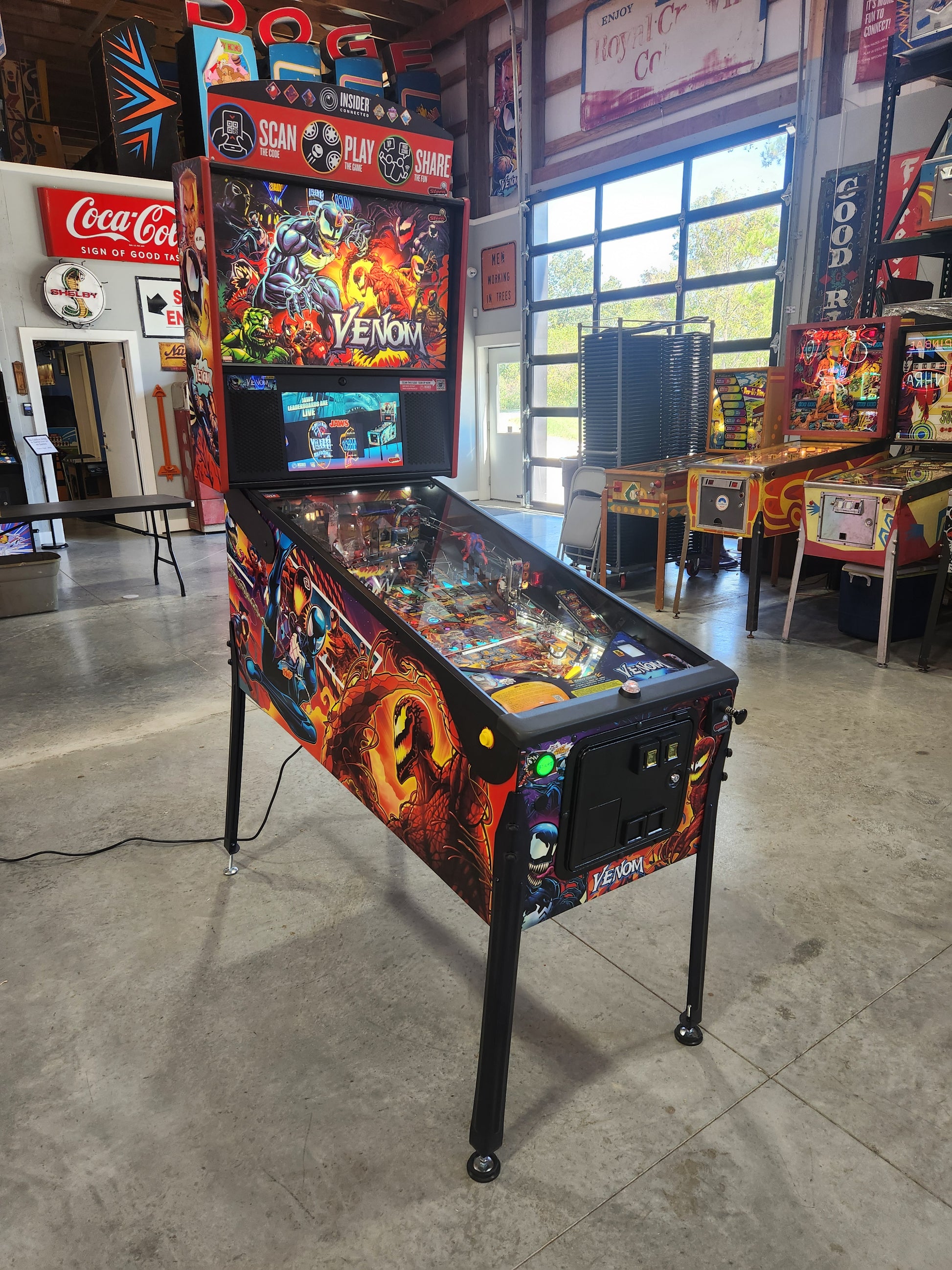 VENOM PREMIUM - 2023 Stern Pinball Machine - WORKS 100% - Low Plays - INSIDER CONNECTED