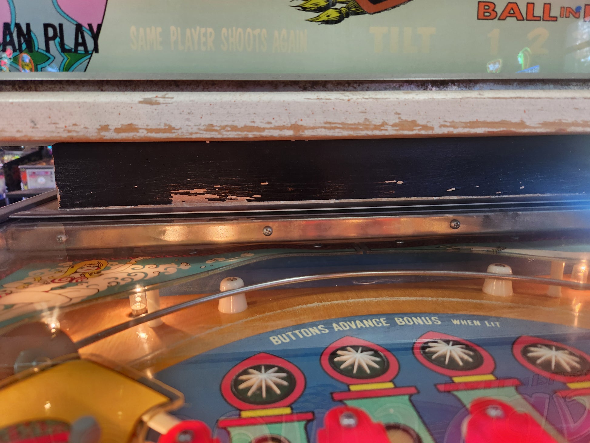 ALADDIN'S CASTLE - 1976 Bally EM Pinball Machine - Shopped and Working Great!