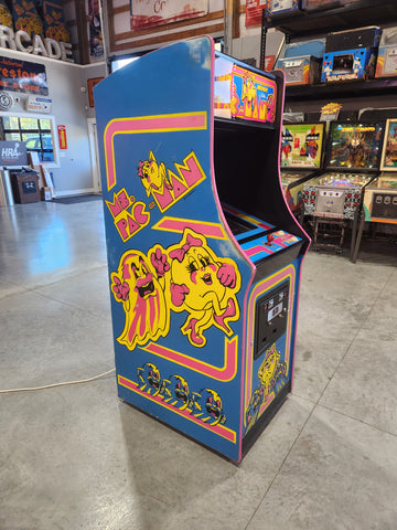 Ms Pac-Man Multicade Mutigame Arcade Game 60 Games in 1 Cabinet - Nice Original Ms PacMan Cabinet - Works 100% - 1 Year Warranty