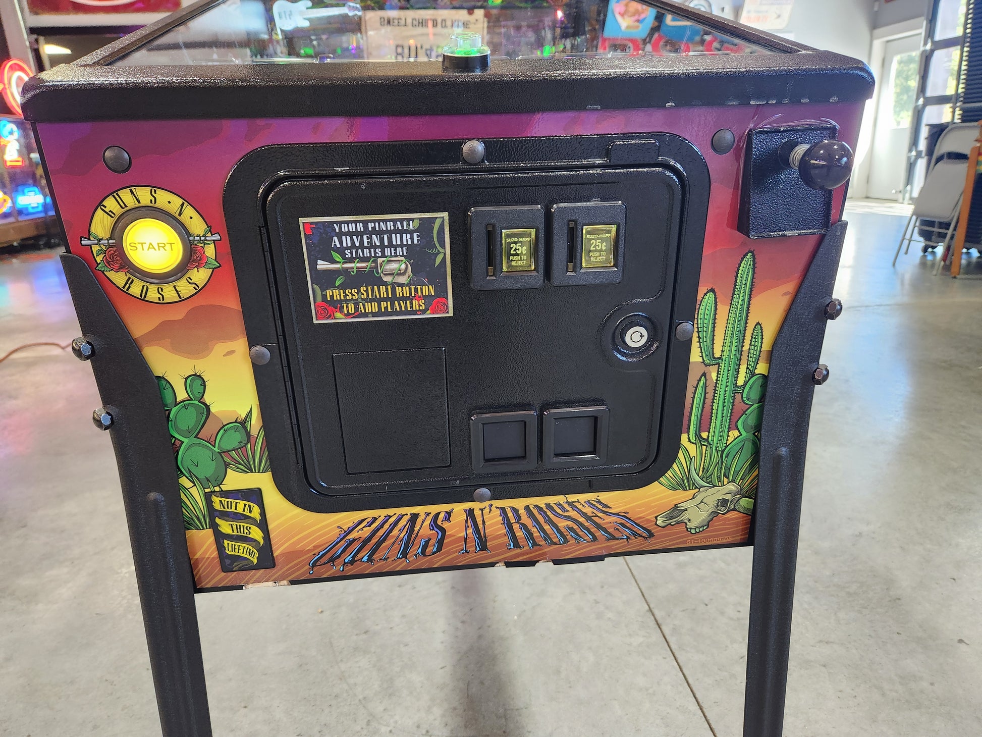 GUNS N ROSES - 2020 Jersey Jack JJP Pinball Machine - WORKS 100% - Super Fun Game GNR!