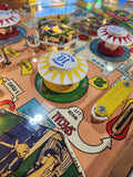 CROSS TOWN - 1966 Gottlieb EM Pinball Machine - Shopped and WORKS GREAT!