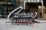 CAMARO By CHEVROLET NEON SIGN - Ready for Your Garage, Game Room or Man Cave!! REAL NEON!