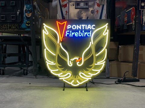 PONTIAC FIREBIRD NEON SIGN - Ready for Your Garage, Game Room or Man Cave!! REAL NEON!