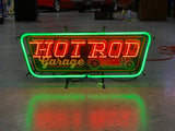 HOT ROD GARAGE NEON SIGN - Ready for Your Garage, Game Room or Man Cave!! REAL NEON!