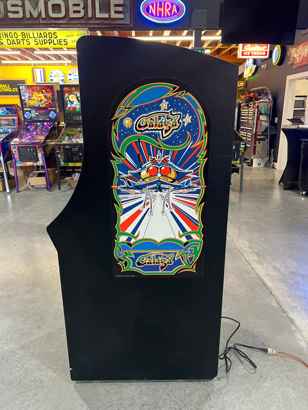 Ms Pac-Man Galaga Reunion Arcade Class of 1981 Game (also plays PAC-MAN) - Original NICE Cabinet - Works 100% Flat Screen BEAUTIFUL GAME!!!
