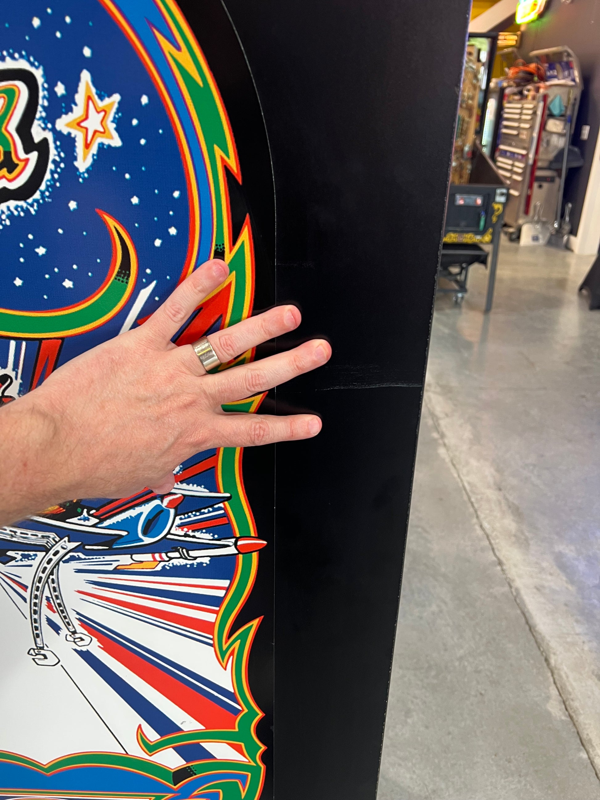 Ms Pac-Man Galaga Reunion Arcade Class of 1981 Game (also plays PAC-MAN) - Original NICE Cabinet - Works 100% Flat Screen BEAUTIFUL GAME!!!
