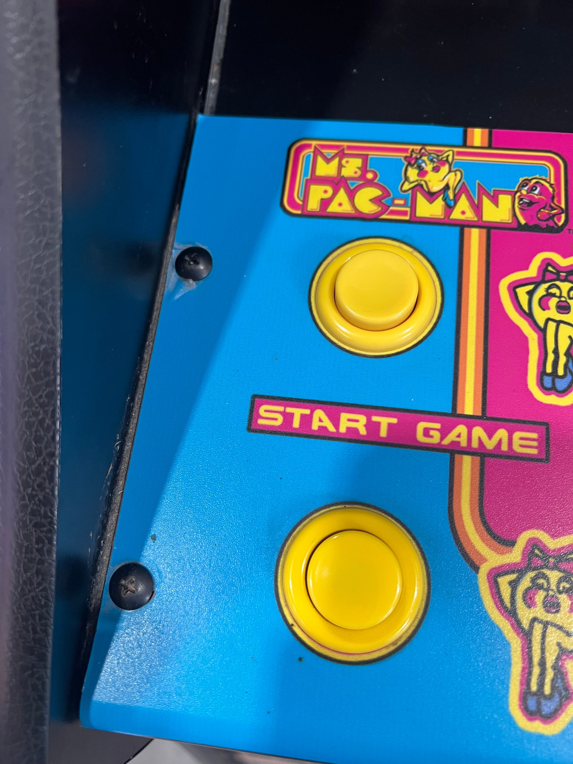 Ms Pac-Man Galaga Reunion Arcade Class of 1981 Game (also plays PAC-MAN) - Original NICE Cabinet - Works 100% Flat Screen BEAUTIFUL GAME!!!