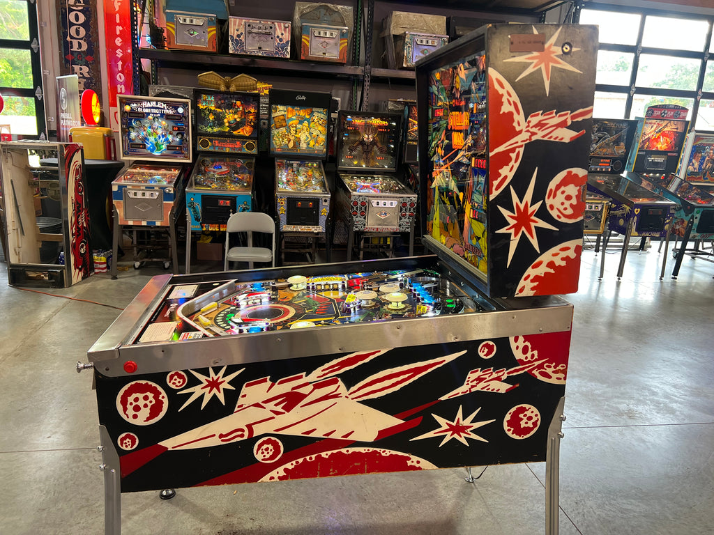 STELLAR WARS - 1979 Williams Pinball Machine - WORKS 100% - Great Playing FUN Game