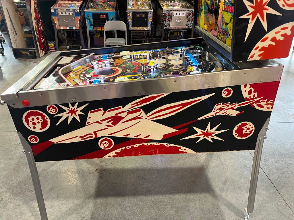 STELLAR WARS - 1979 Williams Pinball Machine - WORKS 100% - Great Playing FUN Game