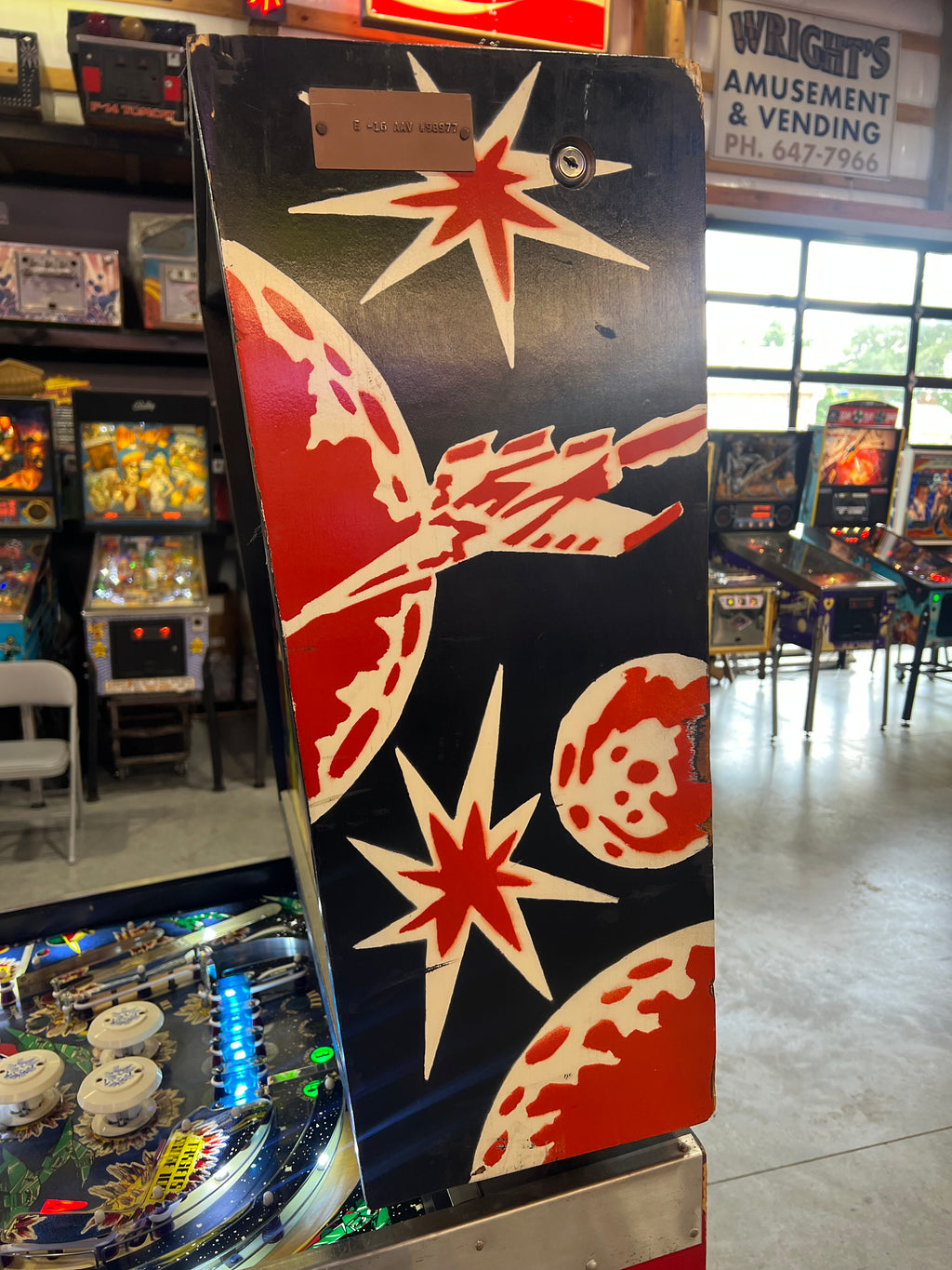 STELLAR WARS - 1979 Williams Pinball Machine - WORKS 100% - Great Playing FUN Game