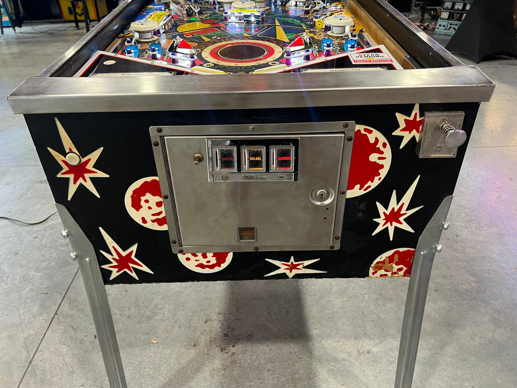 STELLAR WARS - 1979 Williams Pinball Machine - WORKS 100% - Great Playing FUN Game