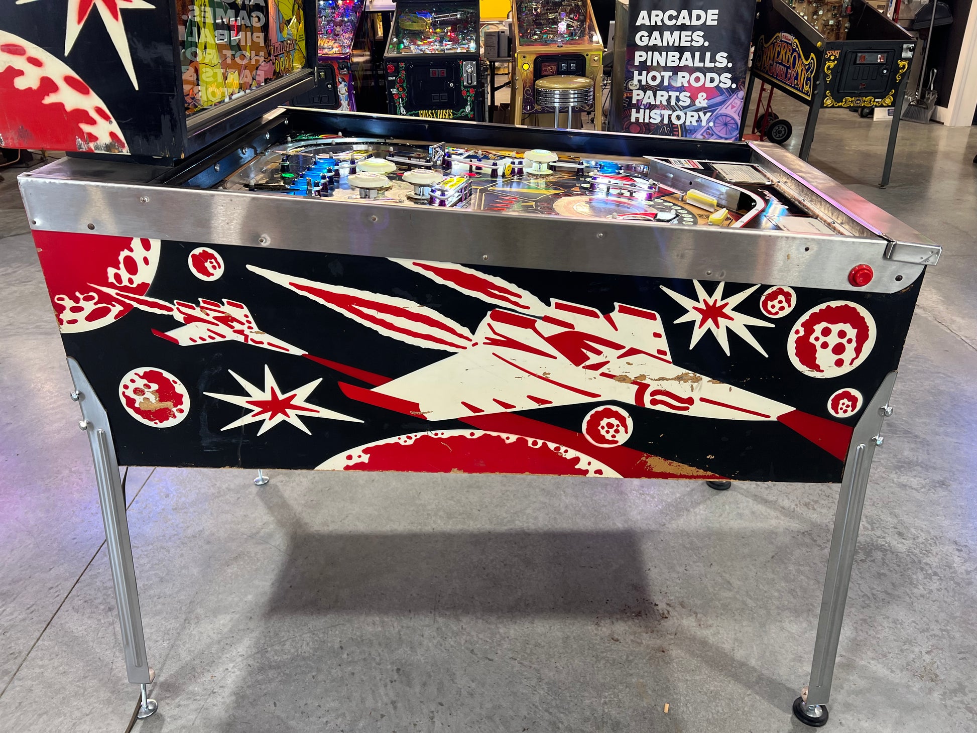 STELLAR WARS - 1979 Williams Pinball Machine - WORKS 100% - Great Playing FUN Game