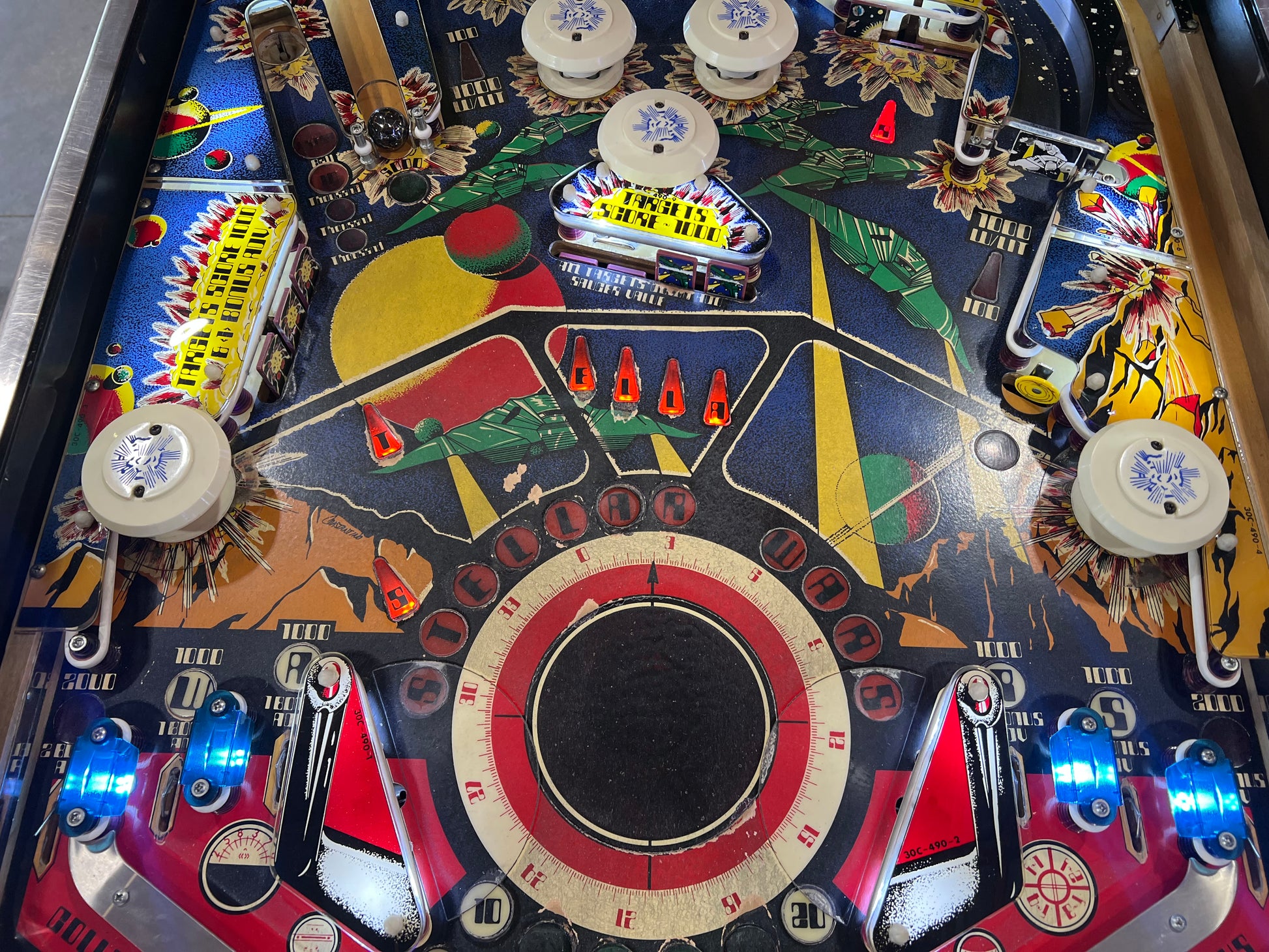 STELLAR WARS - 1979 Williams Pinball Machine - WORKS 100% - Great Playing FUN Game