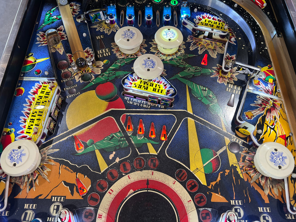STELLAR WARS - 1979 Williams Pinball Machine - WORKS 100% - Great Playing FUN Game