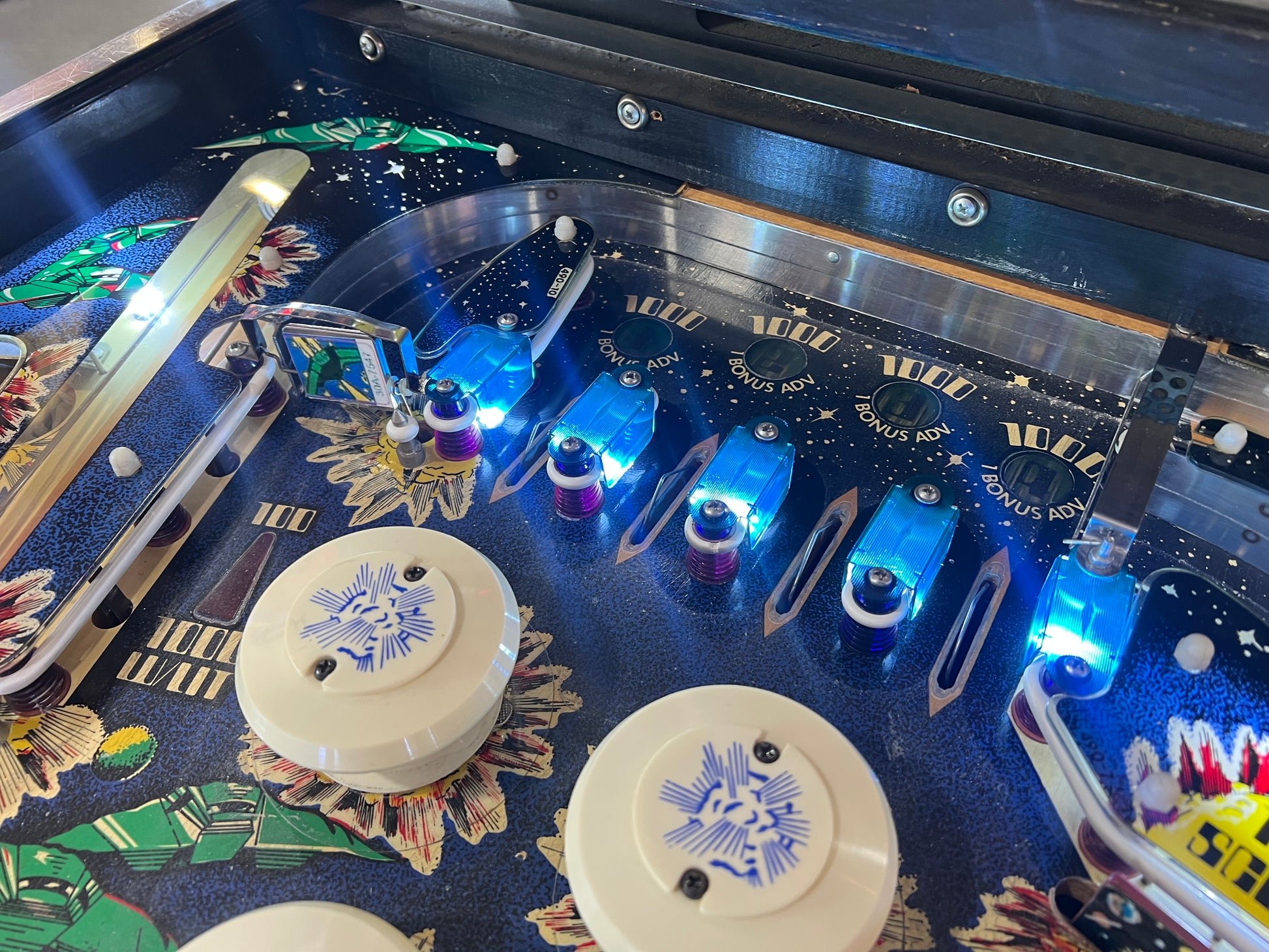 STELLAR WARS - 1979 Williams Pinball Machine - WORKS 100% - Great Playing FUN Game