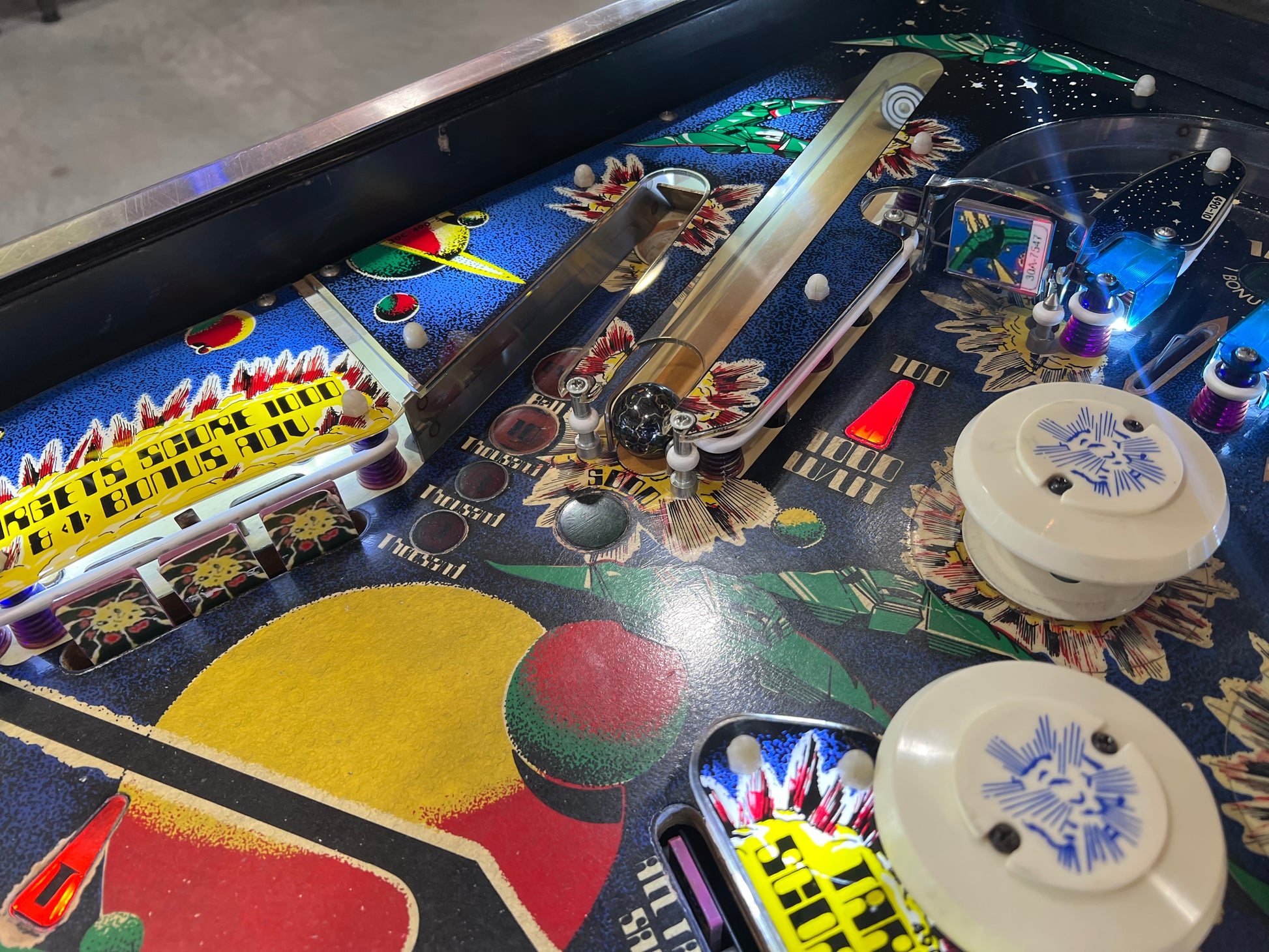STELLAR WARS - 1979 Williams Pinball Machine - WORKS 100% - Great Playing FUN Game
