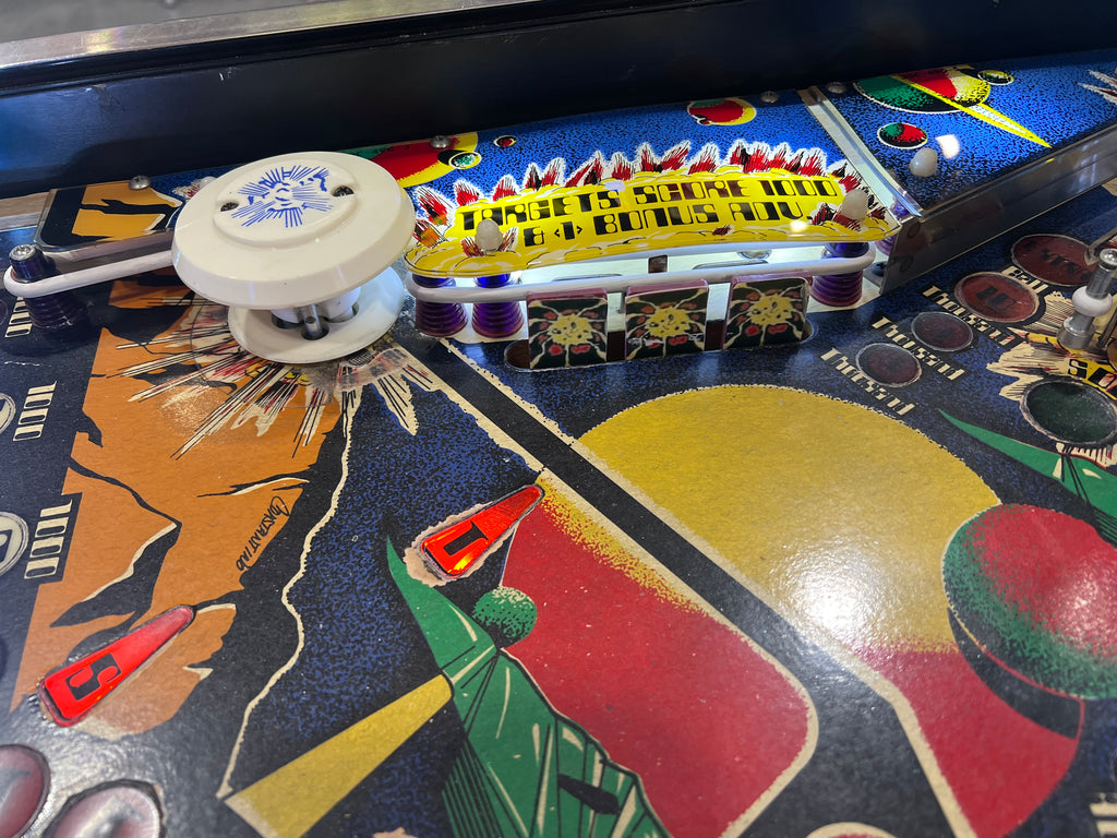 STELLAR WARS - 1979 Williams Pinball Machine - WORKS 100% - Great Playing FUN Game