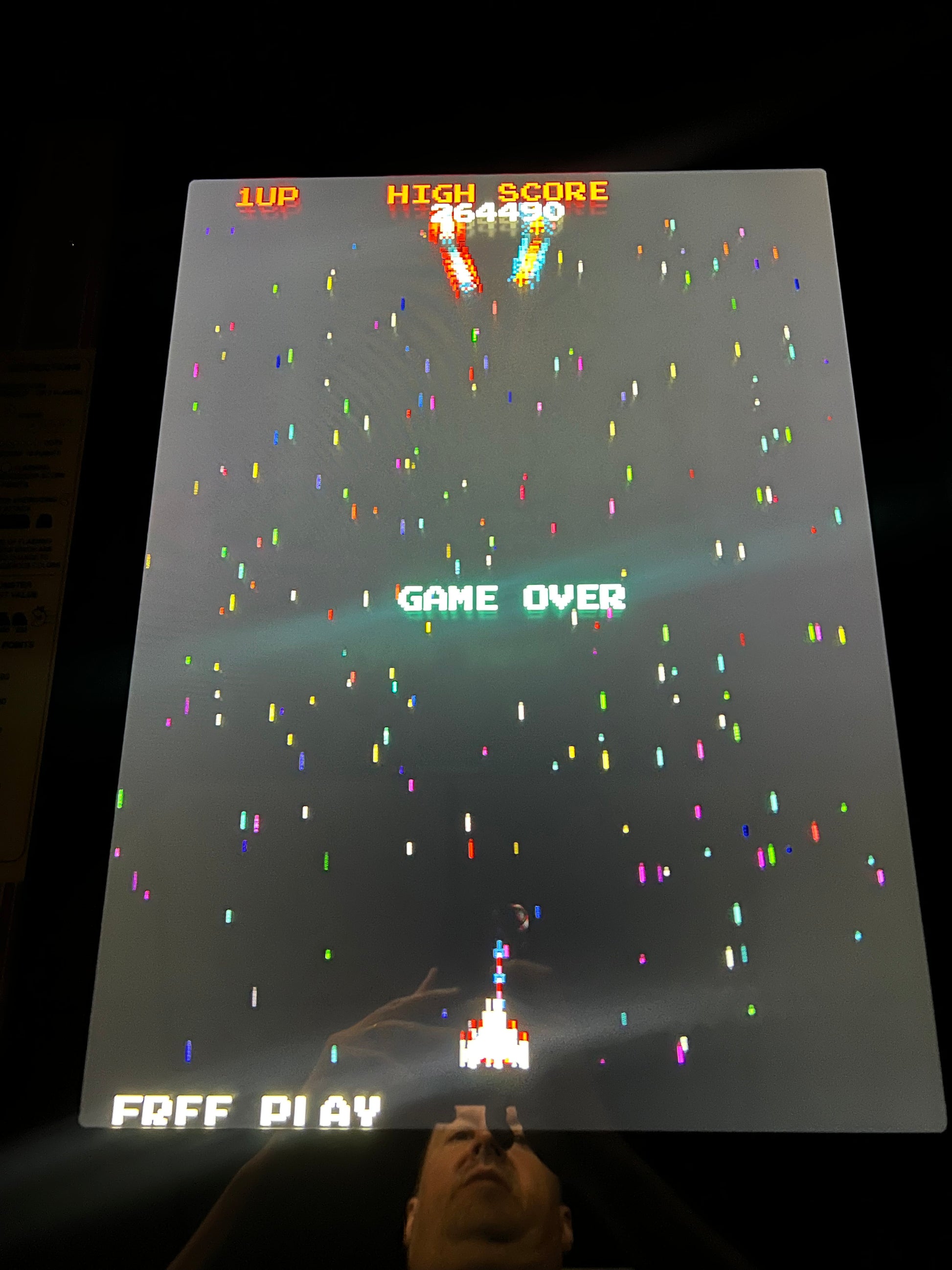 Ms Pac-Man Galaga Reunion Arcade Class of 1981 Game (also plays PAC-MAN) - Original NICE Cabinet - Works 100% Flat Screen BEAUTIFUL GAME!!!