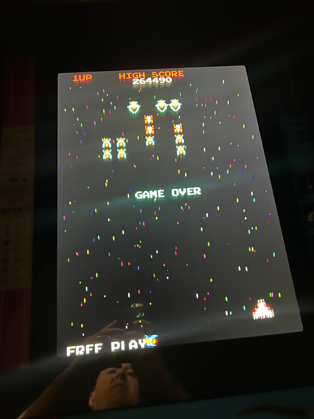 Ms Pac-Man Galaga Reunion Arcade Class of 1981 Game (also plays PAC-MAN) - Original NICE Cabinet - Works 100% Flat Screen BEAUTIFUL GAME!!!