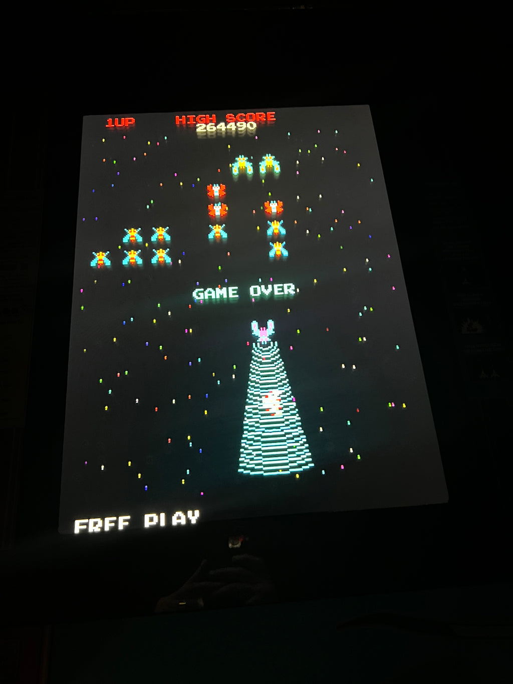 Ms Pac-Man Galaga Reunion Arcade Class of 1981 Game (also plays PAC-MAN) - Original NICE Cabinet - Works 100% Flat Screen BEAUTIFUL GAME!!!