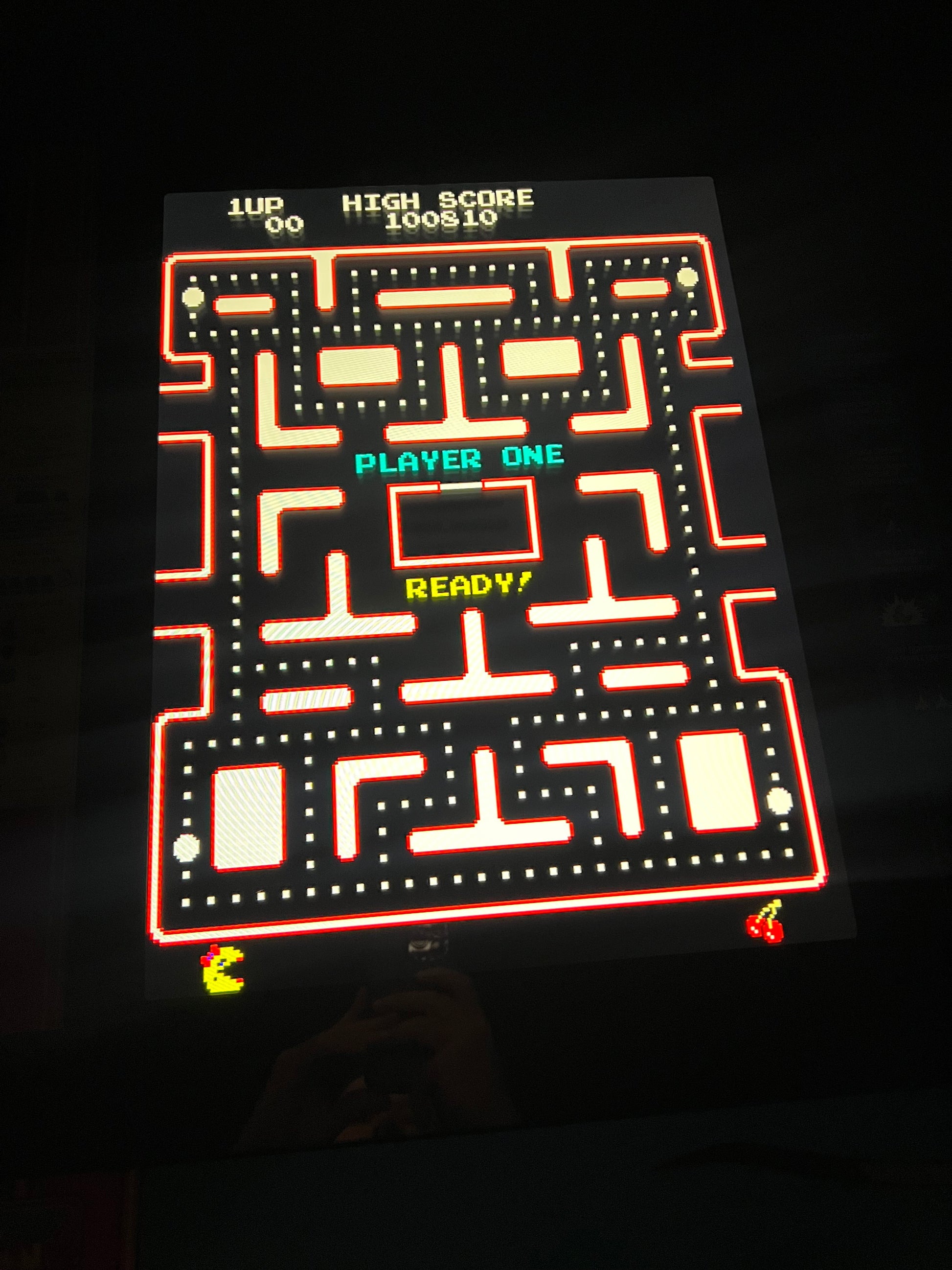 Ms Pac-Man Galaga Reunion Arcade Class of 1981 Game (also plays PAC-MAN) - Original NICE Cabinet - Works 100% Flat Screen BEAUTIFUL GAME!!!