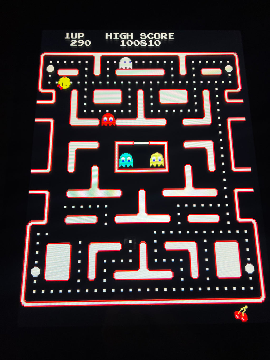 Ms Pac-Man Galaga Reunion Arcade Class of 1981 Game (also plays PAC-MAN) - Original NICE Cabinet - Works 100% Flat Screen BEAUTIFUL GAME!!!