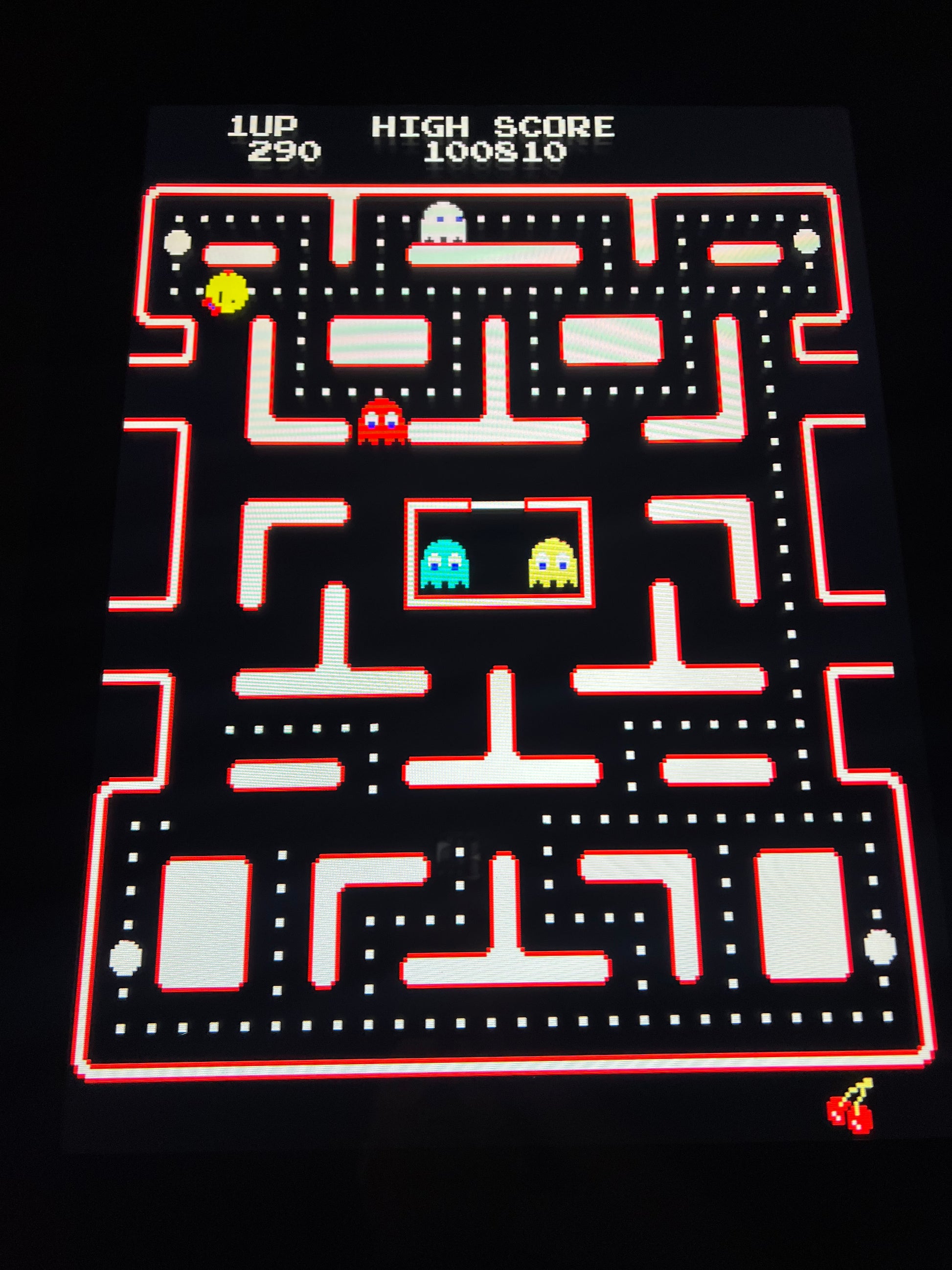 Ms Pac-Man Galaga Reunion Arcade Class of 1981 Game (also plays PAC-MAN) - Original NICE Cabinet - Works 100% Flat Screen BEAUTIFUL GAME!!!