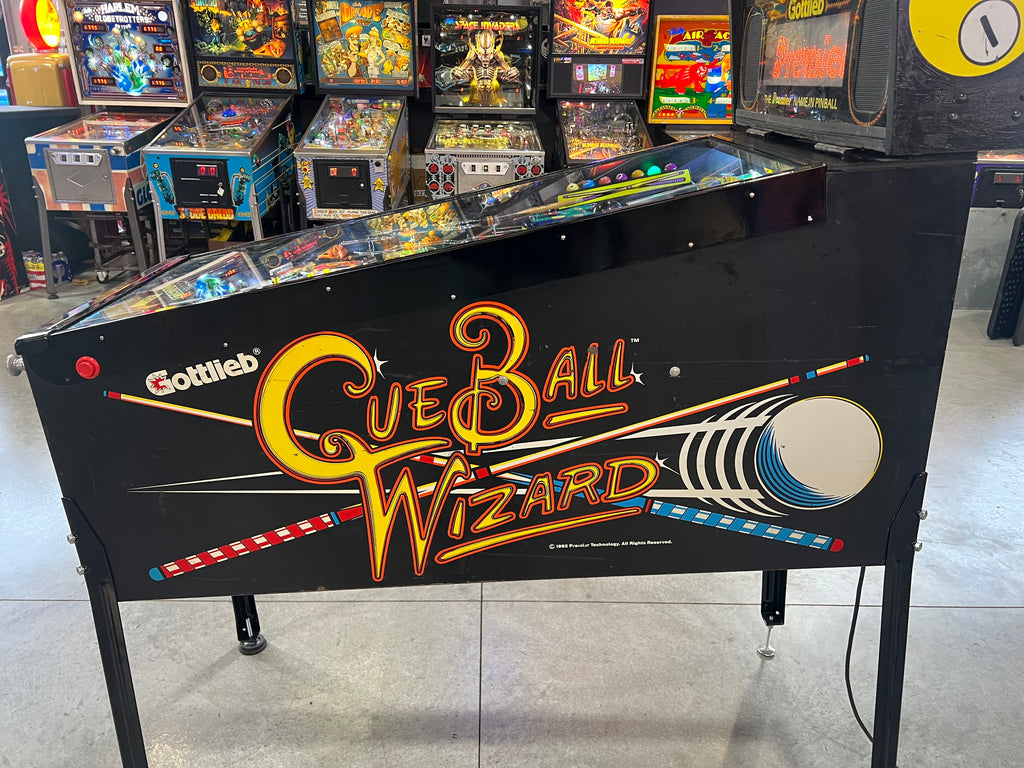 Cue Ball Wizard - 1992 Gottlieb Pinball Machine - WORKS 100% - Nice Game Ready for your Home or Arcade!