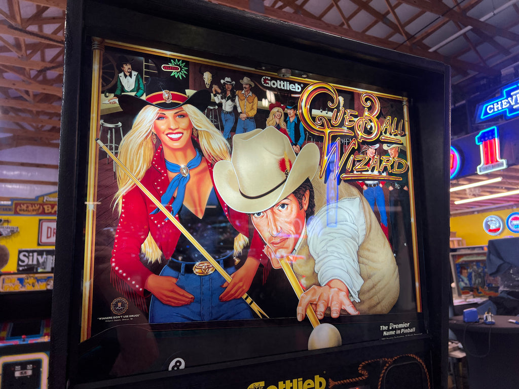 Cue Ball Wizard - 1992 Gottlieb Pinball Machine - WORKS 100% - Nice Game Ready for your Home or Arcade!